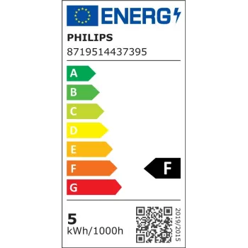 Philips Smart P45 E27 Wi-Fi LED spuldze – 40W ekvivalents, regulējama baltā un RGB, 4.9W, 470lm