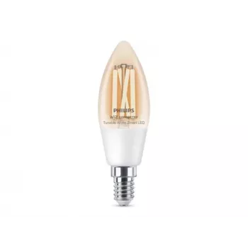 Philips Smart WFB 40W C35 E14 927-65 CL 1PF/6 viedā LED spuldze - 4.9W 470lm Maināma baltā gaisma E14 sveces formas Wi-Fi Bluetooth Dimmable