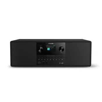 Philips TAM6500/10 Mikro Hi-Fi sistēma ar Bluetooth, CD, USB, FM radio, melna