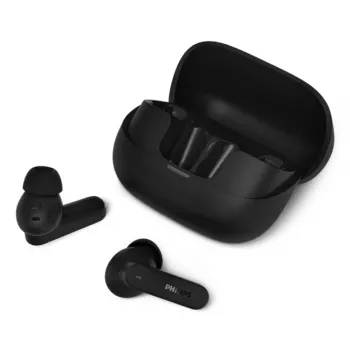 Philips TAT3000BK/00 True Wireless In-Ear austiņas Bluetooth 5.0 IPX4 Melna