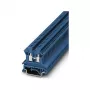 Phoenix 3003350 UK 2,5 N BU caurlaides spaiļu bloks, zils, 2,5 mm², DIN sliede