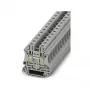 Phoenix 3044160 Caurlaides spaiļu bloks UT 10 - Skrūvju savienojums, 10 mm², pelēks