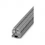 Phoenix 3100305 caurlaides spaiļu bloks MT 1.5, skrūvju savienojums, 1,5 mm², 500 V, 17,5 A, DIN sliede, pelēks