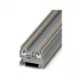 Phoenix 3208100 PT 1,5/S caurlaides spaiļu bloks, Push-in, 1,5 mm², pelēks