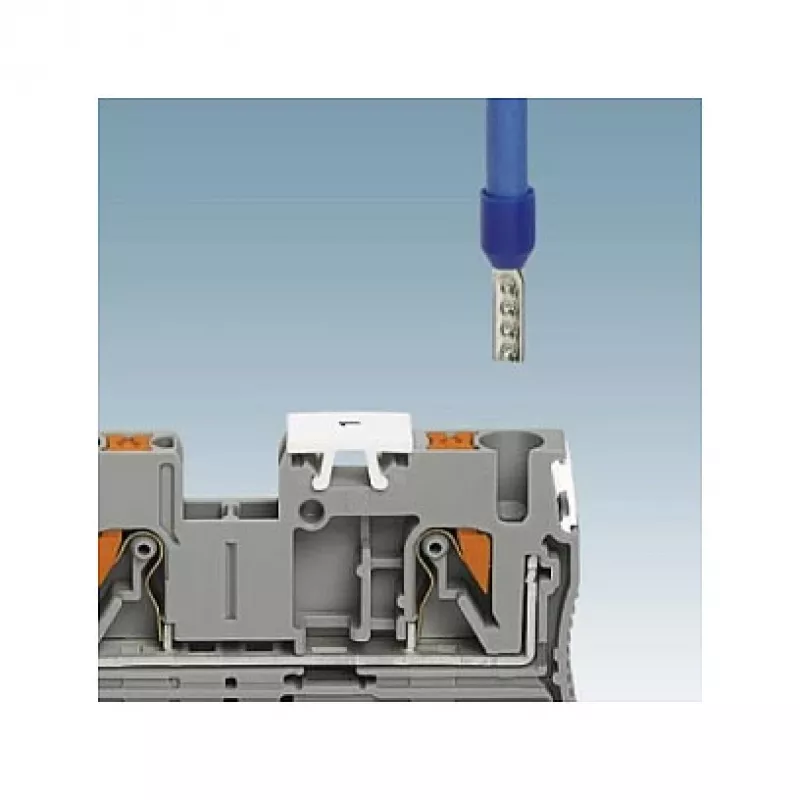 Phoenix 3211780 PT 4-TWIN-PE Aizsargvada spaiļu bloks, Push-in, 4 mm², zaļi-dzeltens