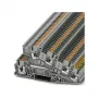 Phoenix 3213949 PTI 2,5-PE/L/L Daudzlīmeņu instalācijas spaiļu bloks, Push-in, 3 līmeņi, 6 savienojumi, 2,5 mm², 400 V, 24 A, pelēks