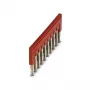 Phoenix Contact 3030271 FBS 10-6 spraudņu tilts, 10 pozīciju, 6.2 mm solis, sarkans