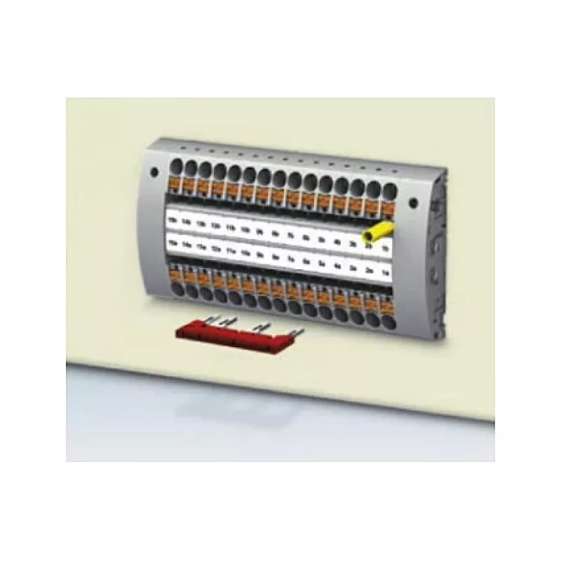 Phoenix Contact FBS 4-5 4-pozīciju spraudņa tilts, sarkans, 32 A, 500 V