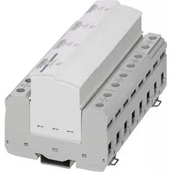 Phoenix Contact FLT-SEC-P-T1-3S-350/25-FM 1. tipa pārsprieguma aizsargs, 3 fāžu, 350 V AC, 25 kA, DIN sliedes 2905421