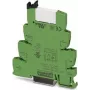 Phoenix Contact PLC-RSC-24UC/21 saskarnes relejs, 24V AC/DC spole, 1 SPDT kontakts, 6A, DIN sliedei, zaļš