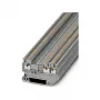 Phoenix Contact PT 1,5/S-TWIN Push-in divlīmeņu spaiļu bloks, pelēks, 1.5 mm², 500 V, 17.5 A, DIN sliedes montāža