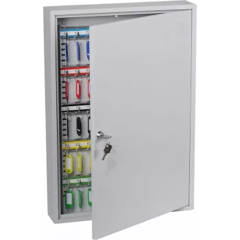 Phoenix Safe KC0603K Atslēgu skapis (Pelēks) – 100 āķi, sienas stiprinājums, 550 x 380 x 80 mm