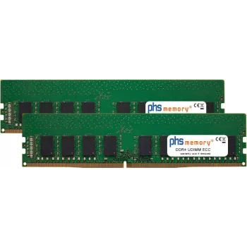 PHS-memory 16GB komplekts (2x8GB) DDR4 ECC UDIMM 2400MHz PC4-19200E priekš Gigabyte GA-X150M-PRO ECC SP601783
