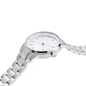 Pierre Cardin vīriešu analogais kvarca pulkstenis CMR.0006 40mm nerūsējošais tērauds melns ciparnīca ādas siksniņa