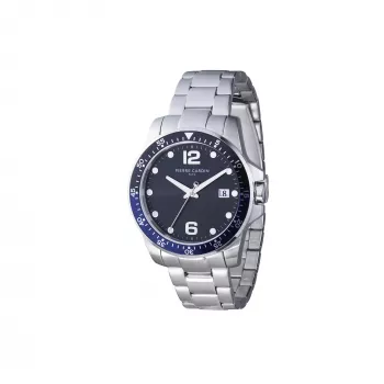 Pierre Cardin vīriešu analogais kvarca pulkstenis CNI.0030 40mm melns ciparnīca ādas siksniņa