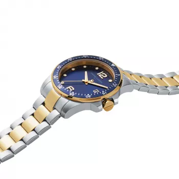 Pierre Cardin Vīriešu kvarca pulkstenis CNI.0031 40mm Nerūsējošā tērauda korpuss Melns ciparnīca Ādas siksniņa
