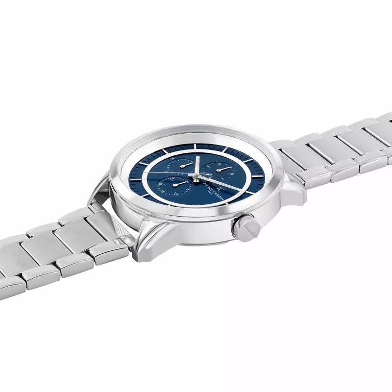 Pierre Cardin Vīriešu Pulkstenis CCP.5013 45mm Nerūsējošais Tērauds Kvarca Analogais