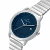 Pierre Cardin vīriešu pulkstenis CLC.6005 43mm nerūsējošā tērauda kvarca analogs melns ciparnīca ādas siksniņa