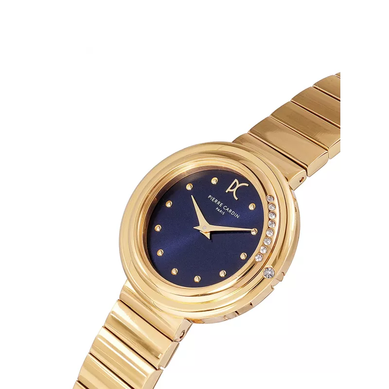 Pierre Cardin Sieviešu analogais kvarca pulkstenis CF.1010.MG Sudraba nerūsējošā tērauda sieta aproce 32mm