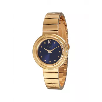 Pierre Cardin Sieviešu analogais kvarca pulkstenis CF.1010.MG Sudraba nerūsējošā tērauda sieta aproce 32mm