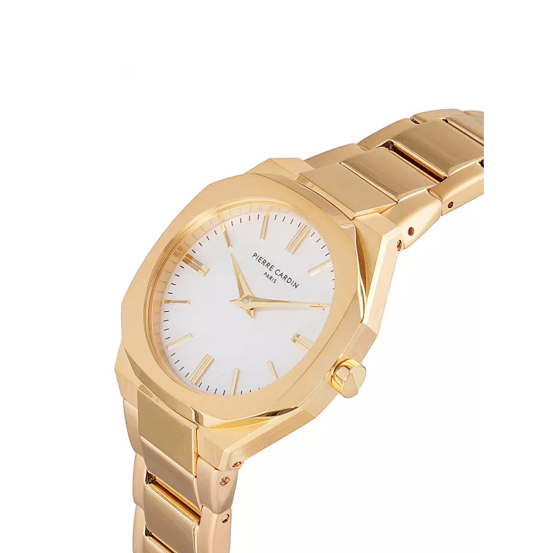 Pierre Cardin Sieviešu CF.1008.MG.1 Kvarca analogais pulkstenis 32mm Sudraba nerūsējošā tērauda sieta aproce