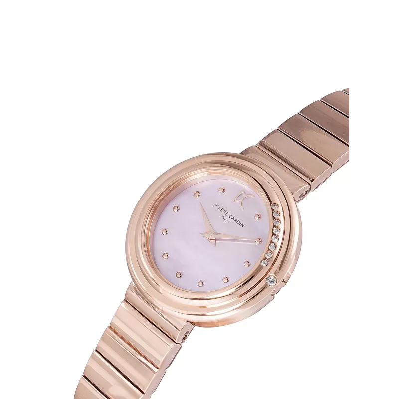 Pierre Cardin Sieviešu CF.1010.MR.1 Kvarca analogais pulkstenis 32mm Rožu zelts