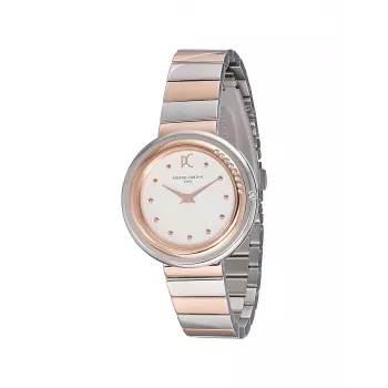 Pierre Cardin Sieviešu CF.1010.MU.3 Kvarca Pulkstenis 32mm Roze Zelts Nerūsējošā Tērauda Siets