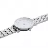 Pierre Cardin Sieviešu kvarca analogais pulkstenis CCM.0550 32mm nerūsējošā tērauda korpuss, sudraba ciparnīca, melna ādas siksniņa