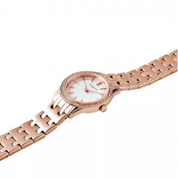 Pierre Cardin sieviešu kvarca analogais pulkstenis CF.0611.SC.RG - 30mm rožu zelta nerūsējošā tērauda siets