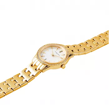Pierre Cardin sieviešu kvarca analogais pulkstenis CF.0611.SE.G 30mm nerūsējošā tērauda siets
