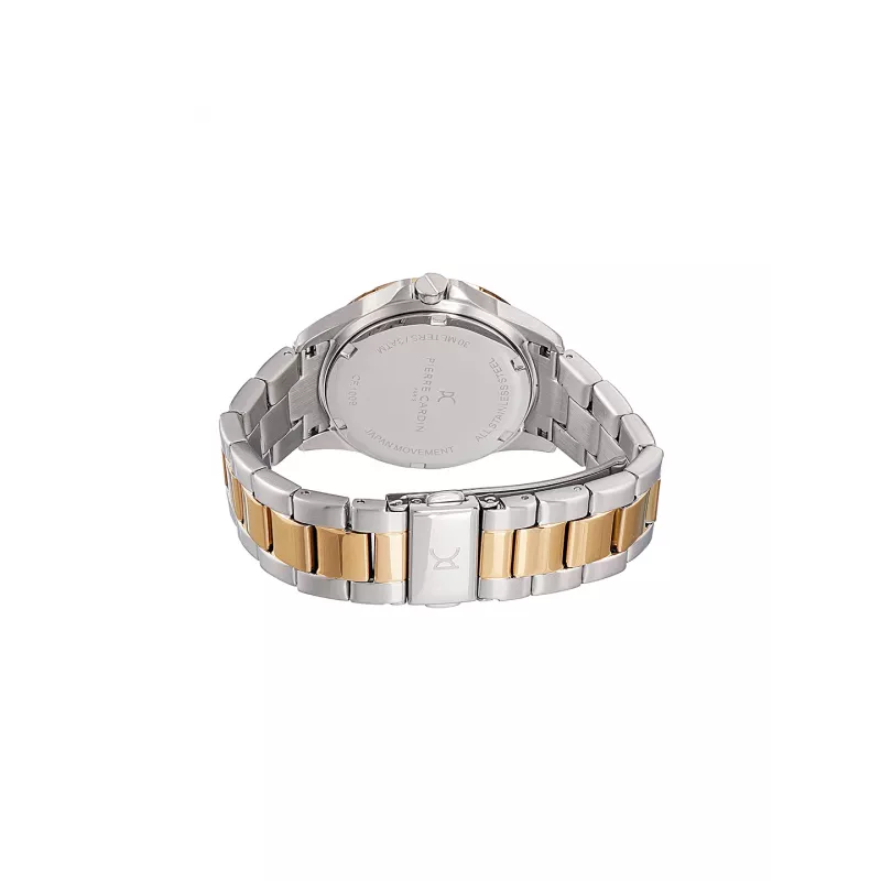Pierre Cardin Sieviešu kvarca analogais pulkstenis CF.1009.MU - 34mm Nerūsējošais tērauds ar pērļu mātes dialu