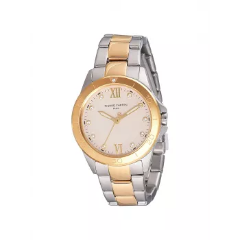 Pierre Cardin Sieviešu kvarca analogais pulkstenis CF.1009.MU - 34mm Nerūsējošais tērauds ar pērļu mātes dialu