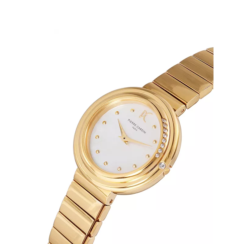 Pierre Cardin Sieviešu kvarca analogais pulkstenis CF.1010.MG.2 - 32mm Nerūsējošais tērauds Sudraba ciparnīca