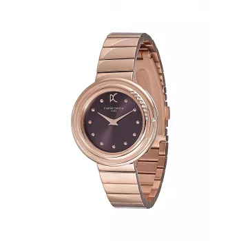 Pierre Cardin Sieviešu kvarca analogais pulkstenis CF.1010.MR 32mm sudraba ciparnīca melna ādas siksniņa