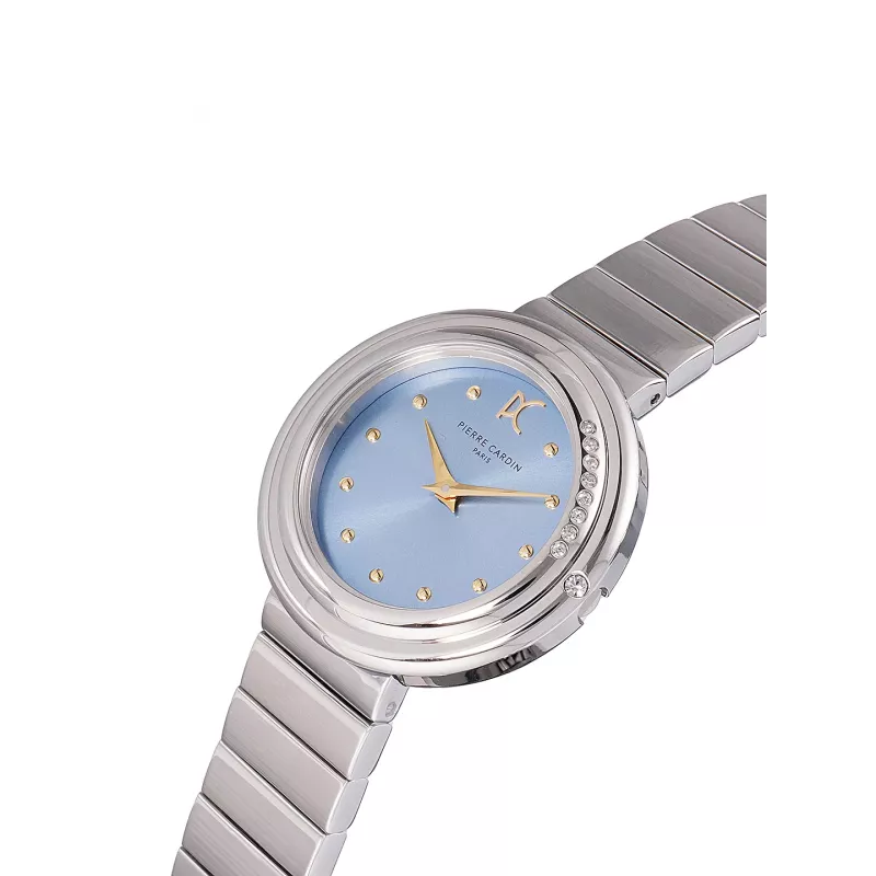 Pierre Cardin Sieviešu kvarca analogais pulkstenis CF.1010.MS 32mm Sudraba nerūsējošā tērauda sieta