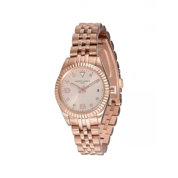 Pierre Cardin Sieviešu kvarca analogais pulkstenis CF.1012.MR 28mm Rožu zelts Nerūsējošais tērauds