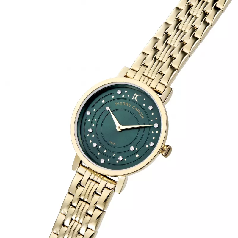 Pierre Cardin Sieviešu kvarca pulkstenis CCM.0552 Sudraba nerūsējošā tērauda sieta 32mm