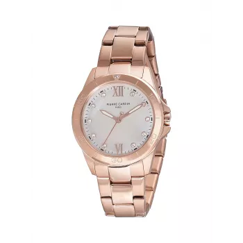 Pierre Cardin Sieviešu pulkstenis CF.1009.MR 34mm Nerūsējošā tērauda Milānas sieta aproce Kvarca analogs Pērļu mātes ciparnīca