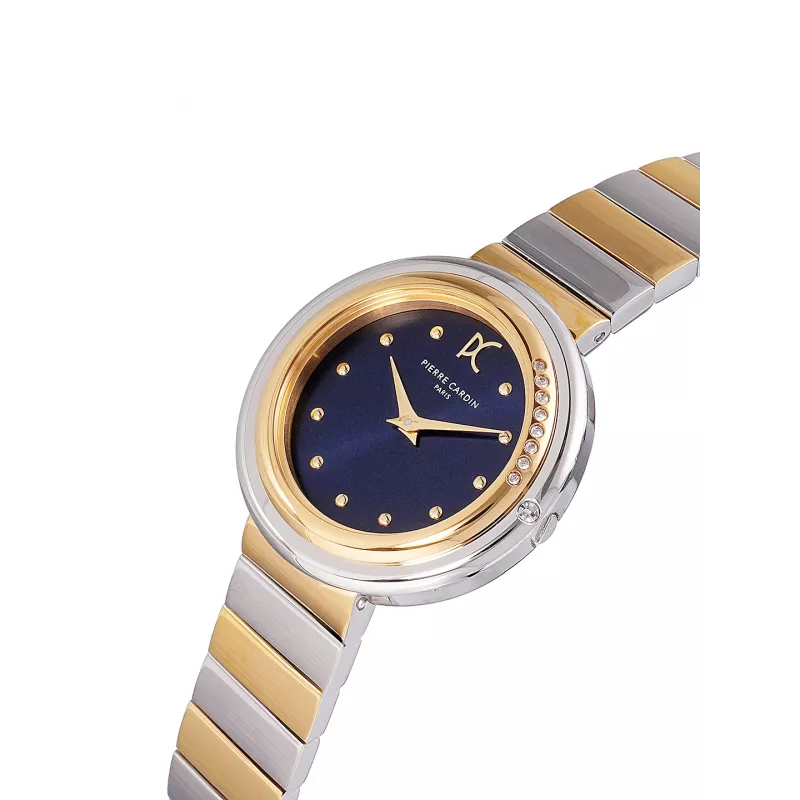 Pierre Cardin Sieviešu pulkstenis CF.1010.MU 32mm kvarca analogs sudraba ciparnīca brūna ādas siksniņa