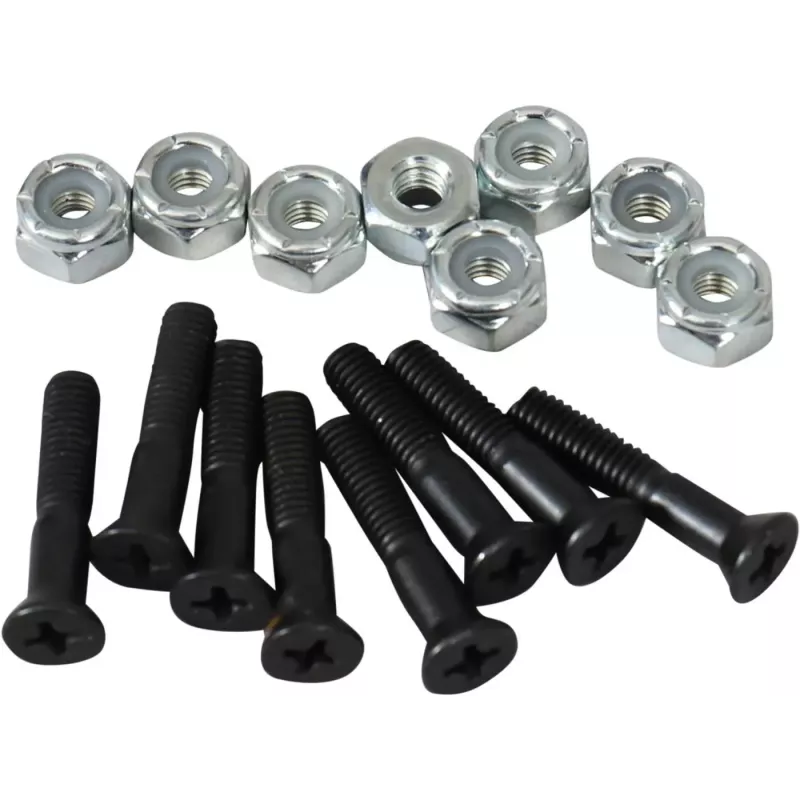 Pivot Phillips Mounting Skateboard Hardware Set - Black