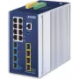 PLANET TSN-6325-8T4S4X Industriālais L3 pārvaldāmais TSN komutators ar 8x GbE RJ45, 4x 1G/2.5G SFP, 4x 10G SFP+