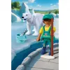 Playmobil 72090 Animals & Friends Zoo: Polārlācis un zoodārza darbinieks