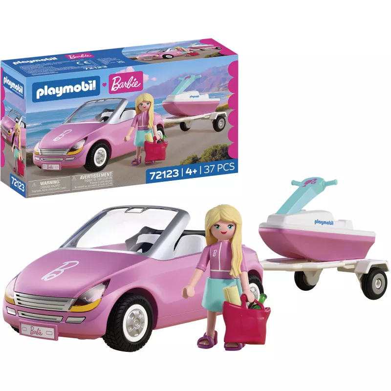 Playmobil 72123 Barbie Cabrio Convertible Car Toy