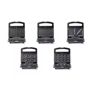 PMS PROMIS 5-in-1 grauzdētājs FORMEA Sandwich, Cookie, Nut, Waffle, Doughnut, Grill