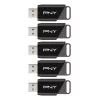 PNY Attaché X USB zibatmiņa 64 GB USB 3.2 Gen 1 Multipack of 5 (P-FD64GX5ATTX-EF)