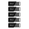 PNY Attaché X USB zibatmiņa 64 GB USB 3.2 Gen 1 Multipack of 5 (P-FD64GX5ATTX-EF)