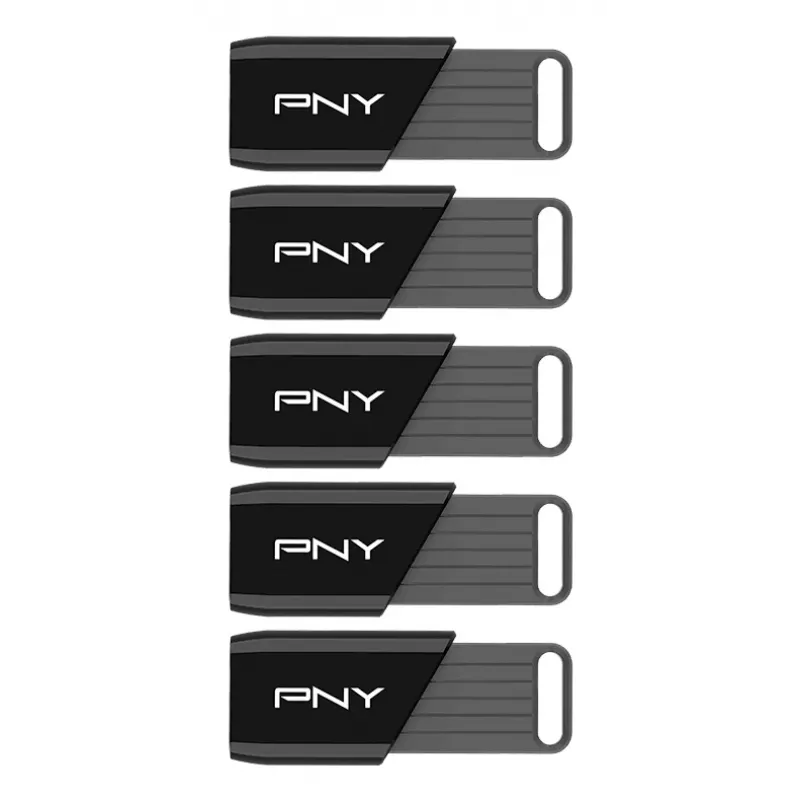 PNY Attaché X USB zibatmiņa 64 GB USB 3.2 Gen 1 Multipack of 5 (P-FD64GX5ATTX-EF)