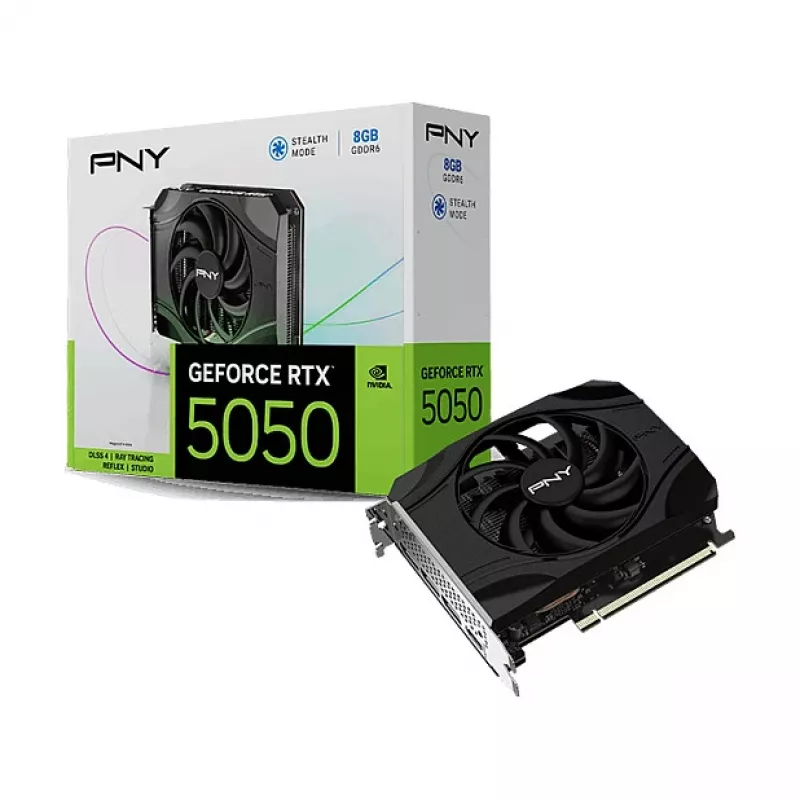 PNY GeForce RTX 5050 grafikas karte - 8 GB GDDR7
