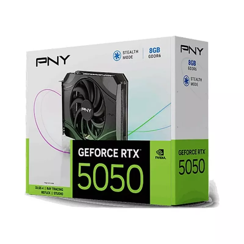 PNY GeForce RTX 5050 grafikas karte - 8 GB GDDR7