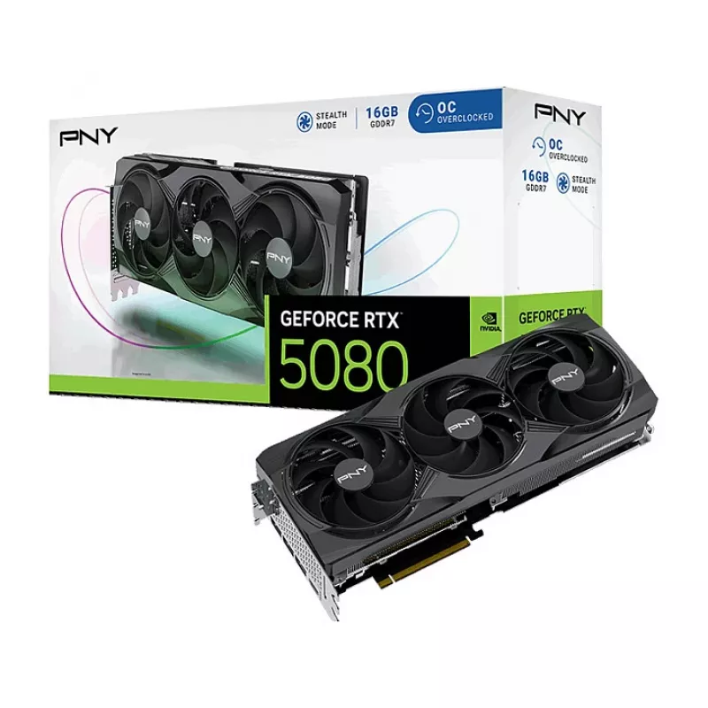 PNY GeForce RTX 5080 OC grafikas karte - GeForce RTX 5080